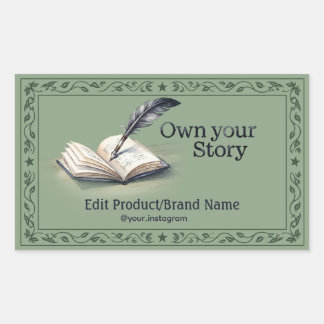 Autocollant de produit Quill Book Own Your Story
