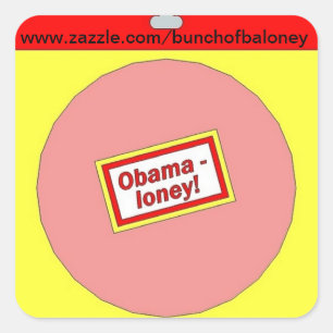 Autocollant de promotion d'Obamaloney