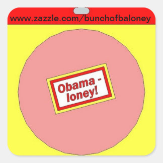 autocollant de promotion Obamaloney