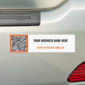 Autocollant de protection avec votre code QR et te (En voiture)