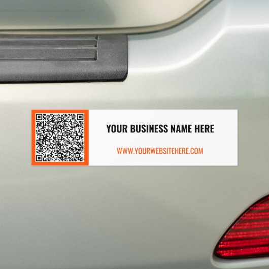 Autocollant de protection avec votre code QR et te (En voiture)