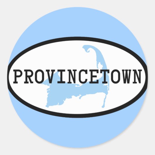 Autocollant de Provincetown (Devant)