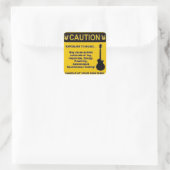 Autocollant de prudence pour les mélomanes (Sac)