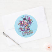 Autocollant de questions sur l'axolotl - Décalcoma (Enveloppe)