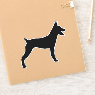 Autocollant de race Rat terrier