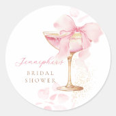 Autocollant de réceptions de mariage Brunch et Bub (Devant)