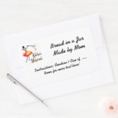 Autocollant de recette personnalisable de cuisine (Enveloppe)