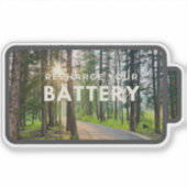 Autocollant de recharge de sentier (Devant)