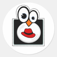 Autocollant de Redhat de pingouin de Linux