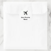 Autocollant de règle des anciens pilotes (Sac)