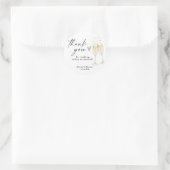 Autocollant de remerciement Boho (Sac)