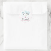 Autocollant de remerciement Dogue (Sac)