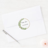 AUTOCOLLANT DE REMERCIEMENT ÉDITABLE (Enveloppe)