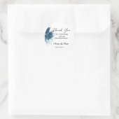 Autocollant de remerciement floral (Sac)