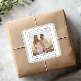 Autocollant de remerciement photo de poire parfait