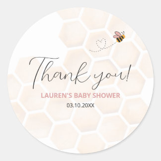 Autocollant de remerciement pour Baby Shower Sweet