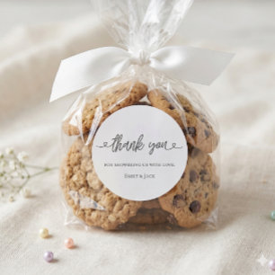Autocollant de remerciement pour cadeau de baby sh