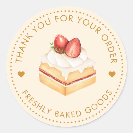 Autocollant de remerciement pour entreprise à la f (Devant)