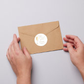 Autocollant de remerciement pour EVJF Perles et Pr