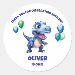 Autocollant de remerciement pour le 1er anniversai