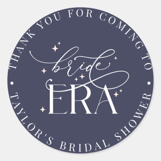 Autocollant de remerciement pour une fête de maria (Devant)