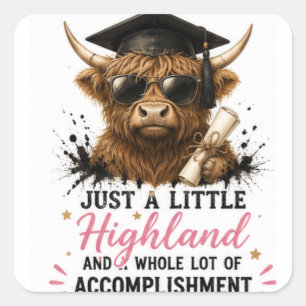 Autocollant de remise de diplôme d'infirmière High