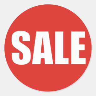 Autocollant de remise de VENTE