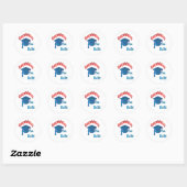 Autocollant de remise des diplômes (Feuille)