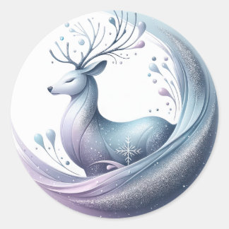 Autocollant de rennes