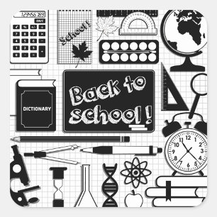 Autocollant de rentrée scolaire