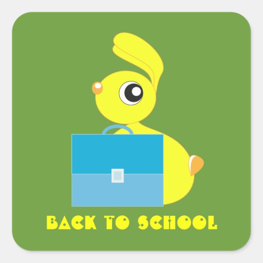 Autocollant de rentrée scolaire (Devant)
