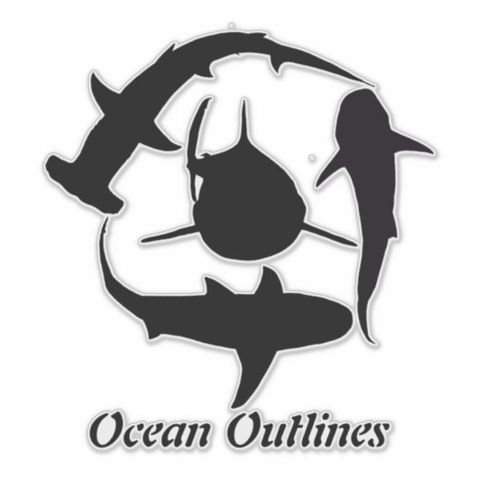 Autocollant de requin (Devant)