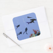 autocollant de rêve du plongeur de la SCUBA (Enveloppe)