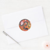Autocollant de rêve pour serpent d'art autochtone (Enveloppe)