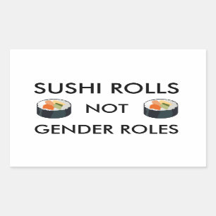 Autocollant de rôles de genre de Rolls de sushi