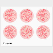 Autocollant de rose (Feuille)