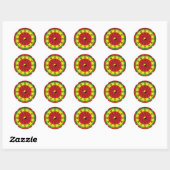 Autocollant de roue en zodiaque chinois (Feuille)