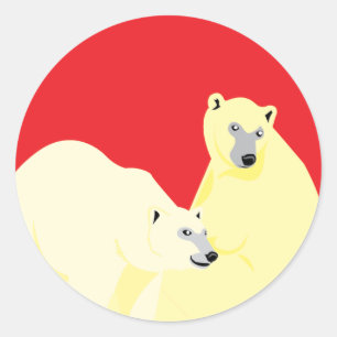 Autocollant de rouge d'âme d'hiver