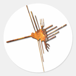Autocollant de rouille de colibri de Nazca