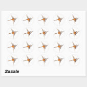 Autocollant de rouille des colibris (Feuille)