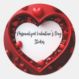 Autocollant de Saint-Valentin personnalisé
