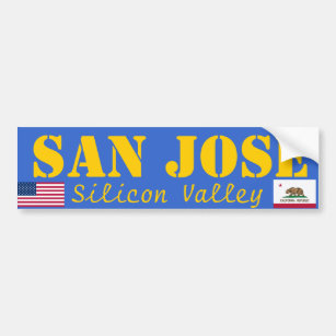 Autocollant de San Jose Silicon Valley