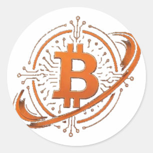 Autocollant de sceau de circuit orbital Bitcoin