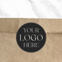 Autocollant de sceau personnalisé avec le logo de