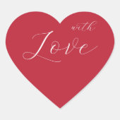 Autocollant de scellage d'enveloppe de faveur d'am (Devant)