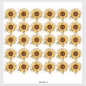 Autocollant de scellement d'enveloppe à monogramme (Feuille)