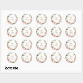 Autocollant de scellement d'enveloppe de mariage a (Feuille)