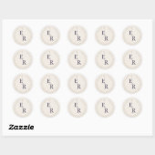 Autocollant de scellement d'enveloppe de mariage c (Feuille)