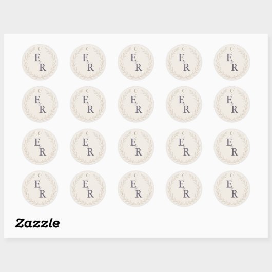 Autocollant de scellement d'enveloppe de mariage c (Feuille)