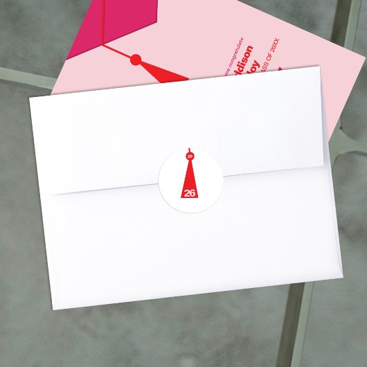 Autocollant de scellement d'enveloppe de remise de